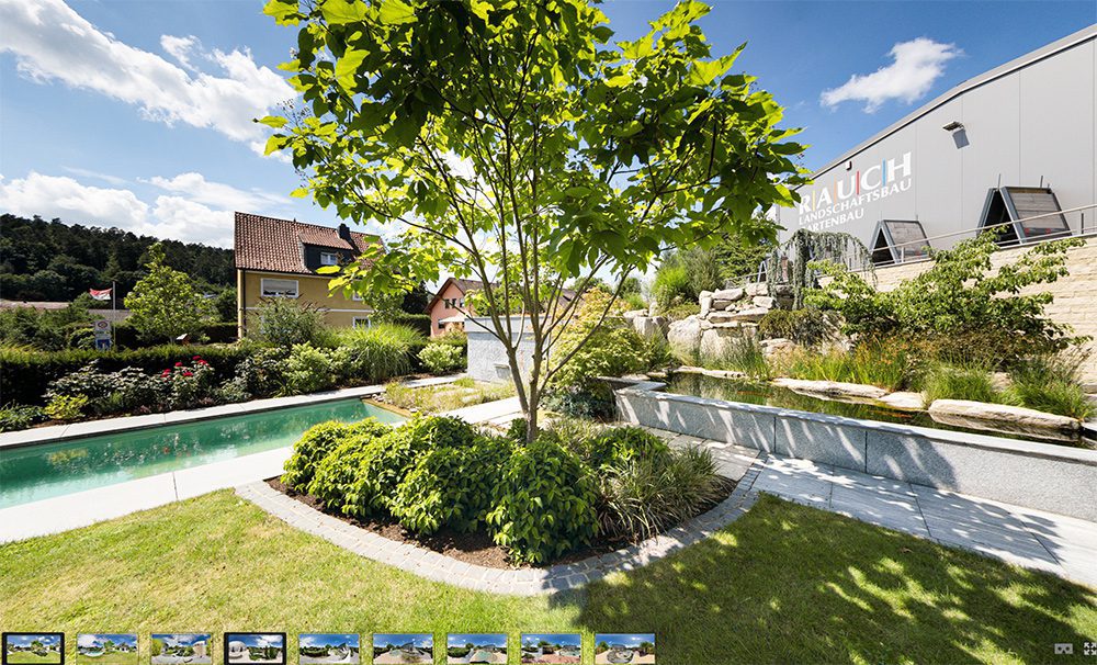 Virtueller Rundgang Mustergarten